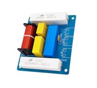 ZBIianxer Filtro cruzado de sonido de 2 vías, condensadores MKP, divisor de frecuencia, WEAH-245, 400 W, bajo alto para mejorar el sonido, componente de crossover de alta frecuencia