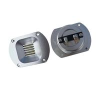 ZBIianxer Juego de tweeters de Movimiento de Aire Profesional con Marco de Aluminio y Altavoz de Tweeter neumático de impedancia de 4 ohmios y 8 ohmios de 74 mm Altavoz de Sonido Premium Mejorado