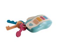 ZBIianxer Juguetes con código de coche para dentición con múltiples enfoques de sonido, acceso de goma suave, desarrollo de la primera infancia, juego de percepción, acceso duradero ABS para la
