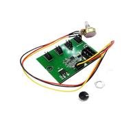 ZBIianxer Motor de velocidad de ventilador de 3/4 pines, placa controladora, módulo regulador de 4/8 canales para dispositivos eléctricos con interruptor de botón, control de disipación del calor del
