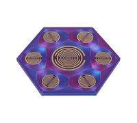 ZBIianxer Oscilador de Geometría Sagrada Purificación de Radiación con 7 Discos Vibratorios para Oficinas en Hogar o Decoración de Habitaciones Artefacto de Curación Espiritual