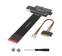 ZBIianxer PCIe Generation4 metros.2 to You.2 Link para NVMe Improve permite 64 Gbps de velocidad, versión inversa consistente versión/modelo/formulario NVMe Link con puerto de alimentación