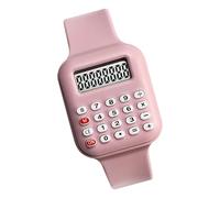 ZBIianxer Práctico Reloj Digital con calculadora integrada Diseño Compacto y cómodo para Uso Diario y cálculos rápidos Reloj Digital Unisex