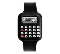 ZBIianxer Práctico Reloj Digital con calculadora integrada Diseño Compacto y cómodo para Uso Diario y cálculos rápidos Reloj Digital Unisex