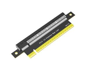 ZBIianxer Precisa PCIE 5.0 X16 Rising Tarjeta de protección PCIExpress Adaptador eficiente para juegos y tareas técnicas Expansión gráfica