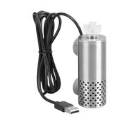 ZBIianxer Removedor de aceite eléctrico portátil, USB, acero inoxidable, superficie de acuario, skimmer con ventosa, compacto, removedor de aceite eléctrico