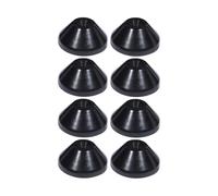 ZBIianxer Soporte para Altavoces de Sonido HiFi, amplificadores de hemisferios, amortiguadores, Almohadilla para pies, Soporte de Vibraciones, pies de Silicona autoadhesivos antigolpes de ébano
