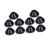 ZBIianxer Soporte para Altavoces de Sonido HiFi, amplificadores de hemisferios, amortiguadores, Almohadilla para pies, Soporte de Vibraciones, pies de Silicona autoadhesivos antigolpes de ébano