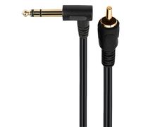 ZBIianxer Studio L - Cable estéreo de 1/4 pulgadas chapado en oro de 35 mm a cable para calidad de sonido