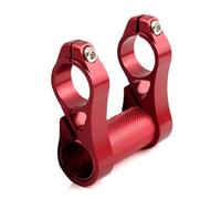 ZBIianxer Vástagos de Manillar de Bicicleta de aleaciones de Aluminio, Agarre Antideslizante, Ahueca hacia Fuera los vástagos de Bicicletas, ergonómico para entusiastas del Ciclismo, Manillar Corto
