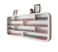 ZBJDX Estante De Pared para Botellas De Esmalte De UñAs, Estante De Madera para Aceites Esenciales, Estante para Aceites Esenciales En SalóN De Manicura, Estante Multifuncional -0.8M
