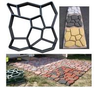 ZBJDX Molde De Cemento De HormigóN, Molde para Hacer Caminos De PláStico para Bricolaje, Molde Reutilizable para Hacer Pavimentos, Molde para Caminos De Piedra para El Hogar, Camino De HormigóN