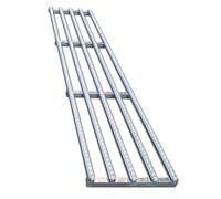 ZBJDX Transportador por Gravedad Ajustable, Mesa Transportadora De Rodillos Portátil De Uso Liviano, Rodillo Transportador Flexible con Capacidad De Carga De 100 Kg, Largo 1 M,1m,50cm