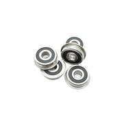 ZBJGBUIA 10 rodamientos de Bolas Miniatura con Brida SF625RS de 5 x 16 x 5 mm