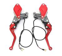 ZBLNKZNGKA Manillar Manetas Embrague para Msx125 para Msx 125 7/8 "22 Mm Manijas Ajuste Freno Manillar Palancas Cilindro Maestro Embrague Hidráulico Freno Embrague Motocicleta(Red AA)