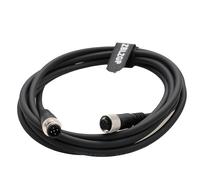 ZBLZGP Cable blindado industrial M12 de 5 pines macho a hembra, conector de sensor, actuador, señal, 3 m