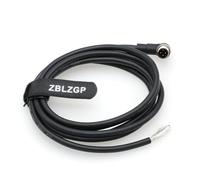 ZBLZGP Cable blindado M12 de 4 pines con código A macho a cable desnudo para automatización industrial Profibus IO Link 3M/9.8FT