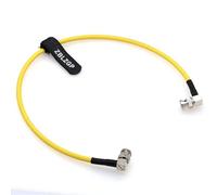 ZBLZGP Cable coaxial de vídeo Neutrik BNC a BNC macho de 12G HD SDI 75 Ohm para cámara de vídeo 4K 3M (amarillo, 3M)