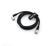 ZBLZGP Cable coaxial RF RG58 TNC macho a TNC macho, conector de ángulo recto, cable de extensión de puente de baja pérdida para escáner de radio de antena WiFi (7 m)