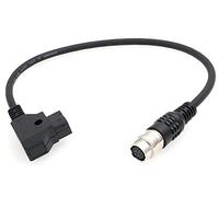 ZBLZGP Cable de alimentación Hirose a D-Tap de 12 pines para funciones servo de lente Fujinon Canon ENG