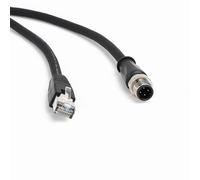 ZBLZGP Cable RJ45 M12 de 4 pines con código D de alta integridad de señal rentable 3M para necesidades generales de red