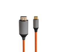 ZBLZGP Cable USB C a HDMI macho compatible con Thunderbolt 3, para Canon EOS R7, Blackmagic URSA Mini Pro, Atomos Shogun 7 Monitor, 4K 30Hz, 3FT