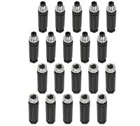 ZBLZGP Conector M8 macho a hembra de 3 pines, enchufe de aviación impermeable IP67, conector circular de acoplamiento roscado para sensor, paquete de 10