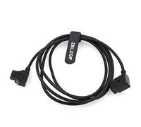 ZBLZGP D-Tap - Cable de alimentación de 2 pines macho a hembra P-Tap para IDX Anton-Bauer V-Mount Battery Gold Mount ARRI Red Camera (2 m)