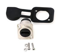 ZBLZGP Extensión de mamparo HDMI hembra tipo D, montaje en panel HDMI 4K 60Hz HD para carcasa de servidor de rack de video, color plateado