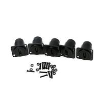 ZBLZGP Extensión de mamparo HDMI hembra tipo D, montaje en panel HDMI 4K 60Hz HD para carcasa de servidor de rack de video, 5 unidades, color negro