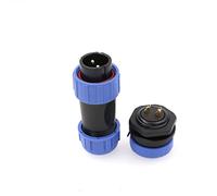 ZBLZGP HE21 2 Pin Conector 30A 8-12mm Cable IP68 Impermeable Conector Socket Aviación Circular Industrial LED Iluminación