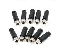 ZBLZGP M8 Sensor Connector Waterproof Male Female Plug Screw Threaded Coupling Connector Electrical Connector (hembra, 10 paquetes de 3 pines)