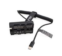 ZBLZGP USB C a NP-F DC Acoplador Dummy Batería para Sony NP-F550 F770 F570 F970 Atomos Ninja V Monitor