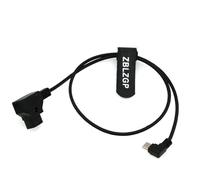 ZBLZGP USB C Teléfono Tablet Dispositivo Tipo C a D Tap Cable de fuente de alimentación para cámara (codo USB C)