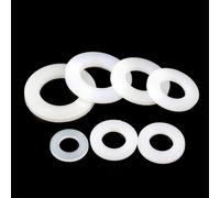ZBORAVPIX Almohadillas de Nylon, 30 Juntas Planas de Silicona for Manguera de jardín, diámetro Interior de 2, 2,5 y 3 mm, Grosor de 1,5 mm.(5x25x2)