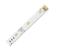 ZBORAVPIX Barra de luz LED para Nevera, Tira de Luces LED for refrigerador BCD-575WDBI 0064001827 3 V 3 LED 131 mm Pieza de Repuesto