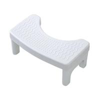 Zbozzba Taburete de baño Adultos, Ideal para Mejorar la Postura y aliviar el síndrome del intestino Irritable, el estreñimiento y Las hemorroides (Blanco).