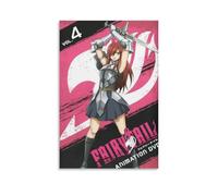 ZBSXLBNG Anime Fairy Tail Poster Erza Scarlet Poster Pintura Decorativa Lienzo Arte de Pared Salón Póster Dormitorio Pintura 30 x 45 cm (30 x 45 cm)