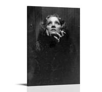 ZBSXLBNG Marlene Dietrich - Cuadro decorativo para pared (20 x 30 cm), diseño moderno, color blanco y negro