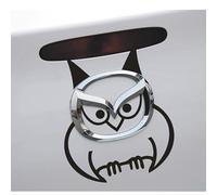 ZBYFCLK 3D Coche Logotipo Pegatinas para Mazda 2 IV (XP21) 2022 2023 2024 Emblema Adhesivo Insignias Accesorios Coche Maletero Pegatinas Logo,Black-1