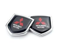 ZBYFCLK 3D Coche Logotipo Pegatinas para Mitsubishi Eclipse Cross GK,Emblema Adhesivo,Insignias,Accesorios Coche Maletero Pegatinas Logo