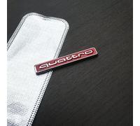 ZBYFCLK Quattro 3D Coche Logotipo Pegatinas para A1 A3 A4 A5 A6 A7 A8 S3 S4 S5 Q2 Q3 Q5 Q7 TT,Emblema Adhesivo,Insignias,Accesorios Coche Maletero Pegatinas Logo,EE