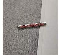 ZBYFCLK Quattro 3D Coche Logotipo Pegatinas para A4L A5 A6L Q7 Q5,Emblema Adhesivo,Insignias,Accesorios Coche Maletero Pegatinas Logo,HH