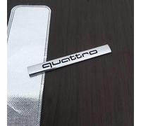 ZBYFCLK Quattro 3D Coche Logotipo Pegatinas para A4L A5 A6L Q7 Q5,Emblema Adhesivo,Insignias,Accesorios Coche Maletero Pegatinas Logo,GG