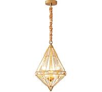 ZBZFGE 1-Light Mid Century Crystal Glass Pendant Light Decorative Rustic Chandelier Single Light Ceiling Hanging Fixtures for Kitchen Island Bedroom Interesting Life ,Hanging Lamp