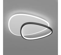 ZBZFGE 28W/35W West Nordic Minimalist Lights 3000-6000K Led Light Fixture 3 Color Dimmable Flush Mount Ceiling Chandelier Living Room Decorative Lighting Fixtures/45 * 3