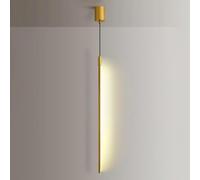 ZBZFGE Aluminum Long Strip Pendant Indoor Linear Hanging Lights MI-NI Cylindrical Suspension Lamp, Indoor Atmosphere Lights Bedroom,Chandelier Lamps