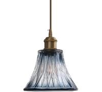 ZBZFGE American Glass Pendant Lights, / Base Hanging Lamp, Interior Decoration Ceiling Light Fixture Compatible with Kitchen Dining Rooms Living Room,Chandelier Lamps
