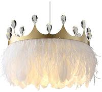 ZBZFGE and Ins Girl Bedroom Chandelier: Romantic Atmosphere - Ceiling Lamp, Stylish Decorative Hanging Lamp, Chandelier