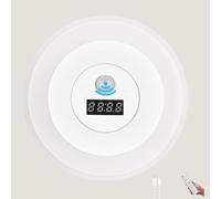 ZBZFGE Aplique LED de Pared Interior con Detector de Movimiento Lámpara de Pared Regulable táctil con Reloj y Control Remoto Luces de Pared sin conexión eléctrica Lámpara de Lectura con Interruptor 2